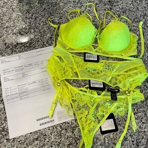 Honey Birdette Vanessa Yellow set
